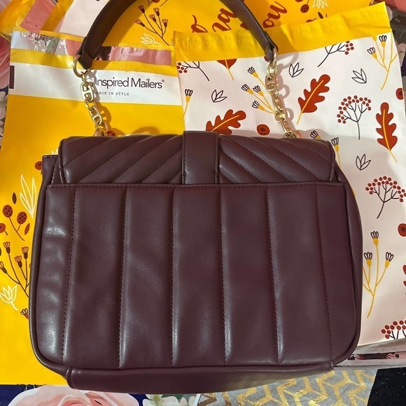 Maroon shoulder bag - Picture 2 of 6